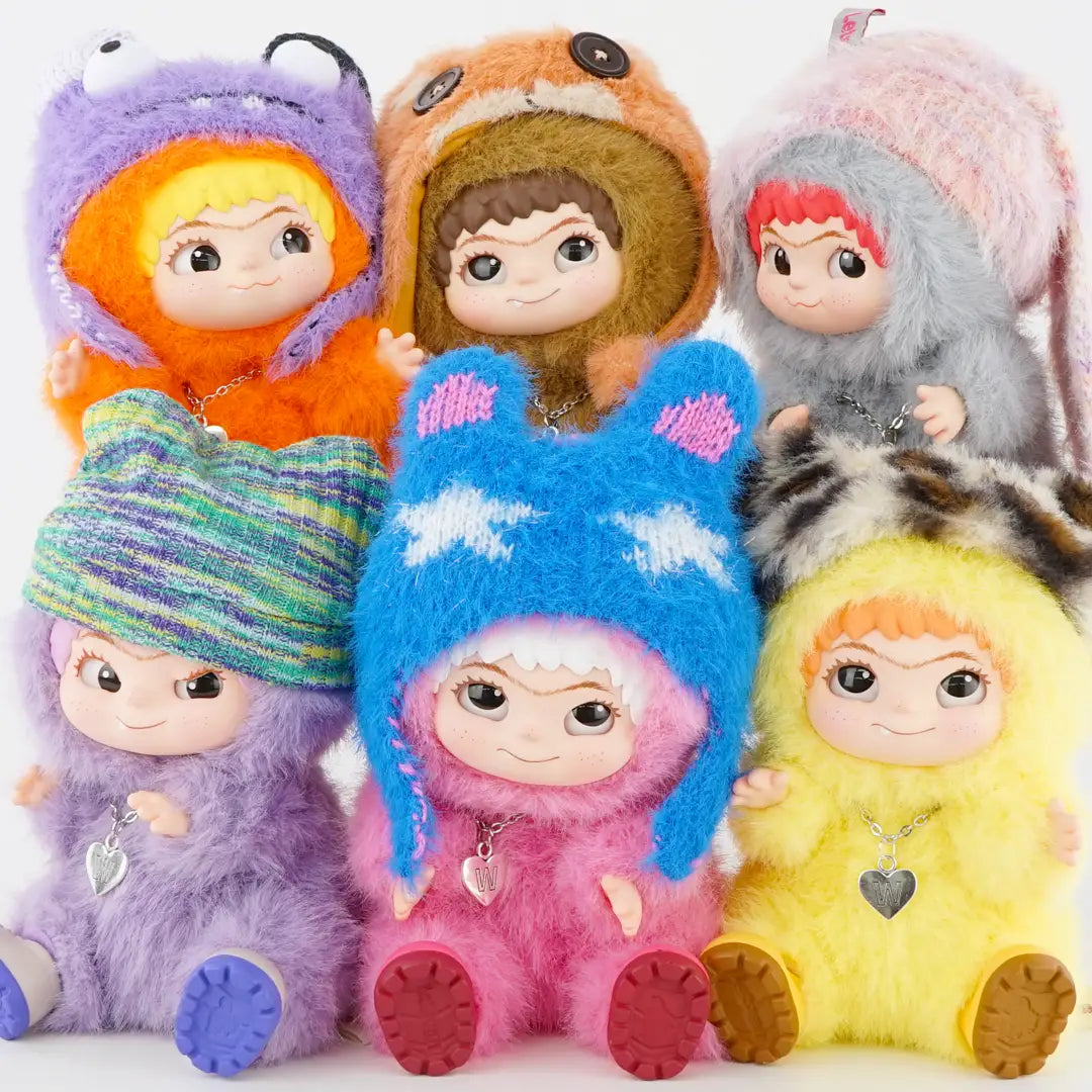 WAKUKU Fuzzy Trendy Fun Party Series Plush Doll Single Blind Box